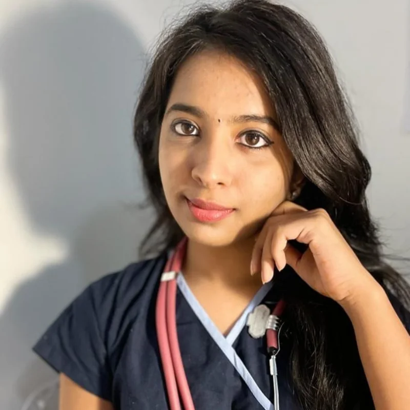 DTMU student Jiya R Rajesh
