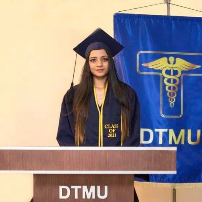 DTMU student Samiksha Bahulekar